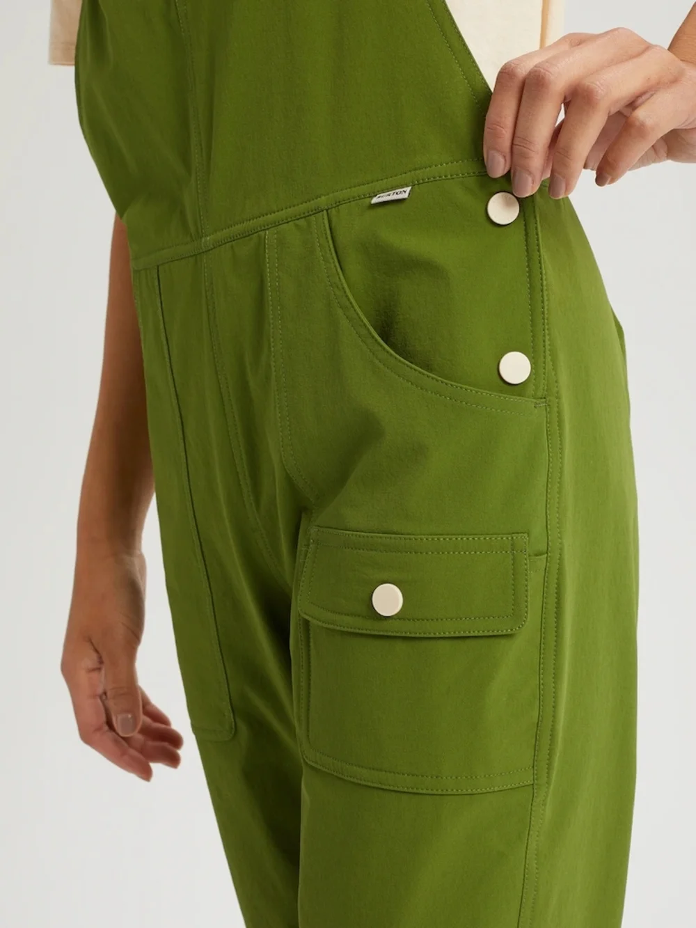 Burton Olive Green Chaseview Overalls - Picture 12 of 16